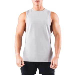 Workout Tank Top Graphic O Neck Oversize Side Cut Off <b>Singlet</b> Anti-Shrink Gym Clothing Custom Color Fitness Wear <b>Men</b> <b>Singlet</b> - Product Image 1