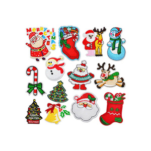 Free Sample Custom Design Embroidery Patches Wholesale Top Selling Embroidered Logo <b>Iron</b> <b>on</b> Patch for Garments - Product Image 3