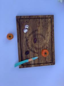 Tabla de Cortar de Madera con Ranura para Jugos y Plato para Pizza, Antideslizante, Fácil de Limpiar, Apta para Lavavajillas, Forma Rectangular, 2.0 cm de Grosor - Product Image 5