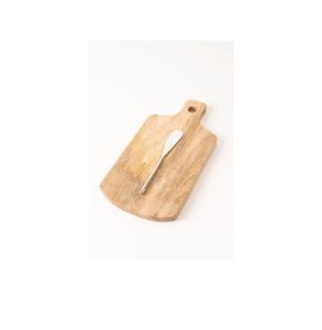 Planche à découper en bois d'acacia naturel personnalisée avec poignée |   Planche à découper écologique pour la cuisine |   Bloc de boucher robuste pour la viande - Product Image 1