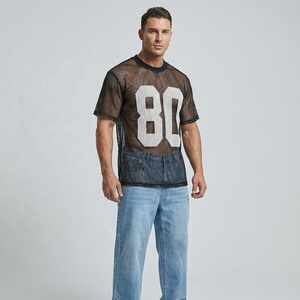 Lightweight Mesh Jersey for Men Breathable Sports <b>Shirt</b> Quick Dry Athletic Top Comfortable Training - Product Image 5