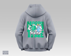 เสื้อมีฮู้ดผ้าฟลีซโพลีคอตตอนขนาดใหญ่สั่งติดฉลากได้ตามต้องการผลิตได้ทั้งชายและหญิง - Product Image 6