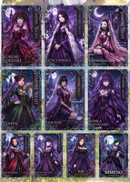 Vente en gros de cartes de collection de personnages féminins d'anime A6 avec motif floral printanier, en promotion pour le streaming en direct