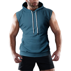 Camisetas sin Mangas Elásticas para Hombre, Camiseta sin Mangas Ligera, Camiseta de Punto Texturizada Elegante, Negra, Personalizable en Todo - Product Image 5