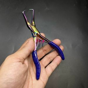 Herramientas de extensión de cabello INTERNATIONAL NOMEX de alta calidad Premium, juego de alicates de acero inoxidable sostenible, Micro multicolor arcoíris - Product Image 2