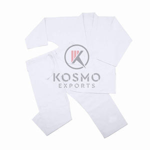 Uniforme básico de karate de artes marciales con logotipo personalizado en blanco y negro para MMA, equipos de karate, gimnasios, escuelas - Product Image 6
