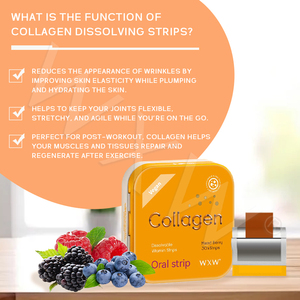 Tiras Orales de Vitamina C con Sabor Personalizado, Tiras Delgadas Orales de Colágeno, Suplementos Comestibles - Product Image 3