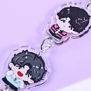 Custom Acrylic Keychain with Logo Printing | Promotional Gift and Display Accessory for Commercial Equipment