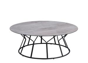 Mesa de Centro Moderna de Metal y Aluminio de Lujo con Acabado Elegante y Suave para Decoración del Hogar y la Oficina - Product Image 4