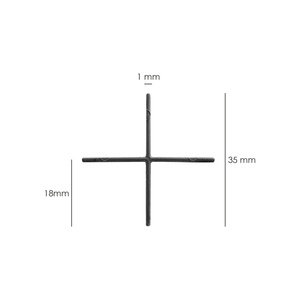 Crocette Universali Speciali per Piastrelle Rettificate e in Gres Porcellanato 1 mm. Confezione da 250 Pezzi - Product Image 2