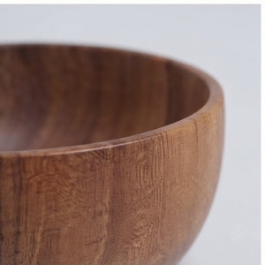 Bol en bois fait main, design minimaliste, bois non traité, artisanat pour servir les aliments, idéal pour offrir - Product Image 2
