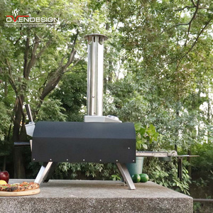 Portare l'industria della Cina all'ingrosso legno Mini <span class=keywords><strong>forno</strong></span> per <span class=keywords><strong>Pizza</strong></span> 13 pollici pizzaiolo per esterno Roo con <span class=keywords><strong>Pizza</strong></span> Pan vestito per importatore - Product Image 4