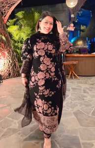 Vente chaude Vêtements de fête pour femmes Salwar Kameez Top-Dupatta Bas entièrement cousu Vêtements indiens et pakistanais de Surat - Product Image 6