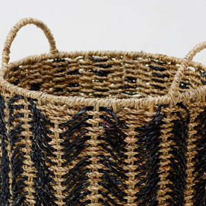 Artex Dong Thap paniers en osier naturel jonc de mer conteneurs de stockage faits à la main pour la décoration intérieure et l'organisation - Product Image 4