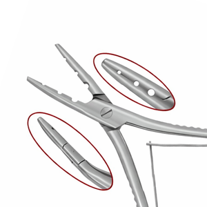 คีมถอดต่อผมสแตนเลสคุณภาพสูงระดับมืออาชีพ พร้อมห่วงไมโคร/นาโน สำหรับใช้ในร้านเสริมสวย - Product Image 3