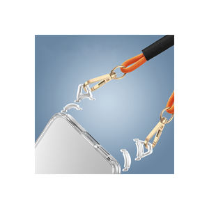 Étui en silicone transparent antichoc avec airbag pour Samsung Galaxy A25 NXXA, coque à clipser avec trou pour attacher un cordon - Product Image 3