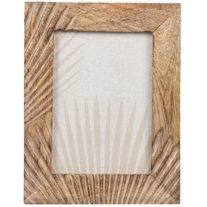 Marco de Fotos de Madera Abstracto Moderno en Azul y Marrón, Diseño Único, Decorativo, Minimalista y Artístico - Product Image 5