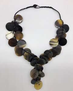 Handmade Custom made Elegant Horn & <b>Resin</b> Necklace Nature-Inspired Jewelry with Artistic Flair. Ideal for gifting and parties - Product Image 6