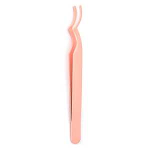 Customized Colorful Rose Gold Black Stainless Steel Precision Durable Painting Eye Lash Extension Applicator Eyelash <b>Tweezers</b> - Product Image 5