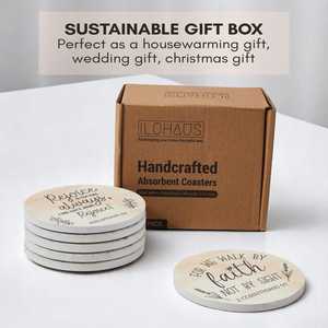 Rustic Stone Coasters with Rough Natural Edge, Durable Slate Drink Pads for Outdoor Gatherings, <b>Patio</b> Use, Rustic Decor, - Product Image 4