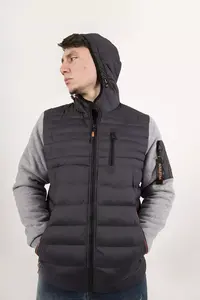 Chaquetas de invierno de la mejor calidad para hombre, abrigo de burbuja con diseño personalizado elegante, ropa de abrigo acolchada - Product Image 3