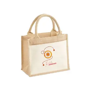 Paramount Corporation Leading Manufacturer raksha bandhan gift special Custom jute tote bag/jute shopping bag/bolsas de yute