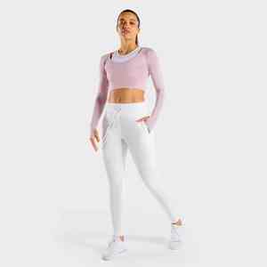 Pantalon de survêtement avec logo personnalisé OEM pour femmes Pantalon de survêtement respirant pour le fitness et la course avec poches pour l'entraînement de yoga Pantalon de survêtement pour l'entraînement - Product Image 5