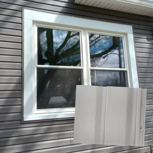 Phong cách hiện đại ánh sáng màu xám PVC Vinyl siding bên ngoài bức tường Ốp sản phẩm chống UV cách âm ngang siding cho biệt thự căn hộ - Product Image 5