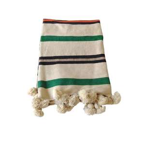 Manta Marroquí Hecha a Mano, Auténtica, Artesanal, Diseño Tribal, Suave, Tejida, Decoración para el Hogar, Regalo - Product Image 1