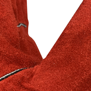 Gants de soudage en cuir rouge résistant à la chaleur Gants de sécurité en cuir de vache - Product Image 5