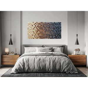 ของตกแต่งผนังทำจากไม้แบบเรียบง่ายแผ่นป้ายติดผนังทำด้วยมือสำหรับตกแต่งบ้าน - Product Image 4