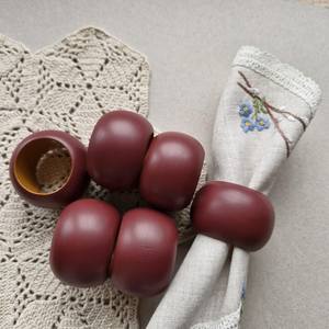 Modern Eco-Friendly Napkin <b>Rings</b> <b>Resin</b> Metal Wood & Glass Table Decor by MS Handicraft - Product Image 2