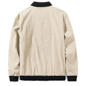 แจ็คเก็ตบอมเบอร์ผู้ชายสำหรับฤดูหนาว ขายส่ง แห้งเร็ว ระบายอากาศได้ดี น้ำหนักเบา เป็นมิตรกับสิ่งแวดล้อม มีโลโก้ด้านหน้า ผลิตจากผ้าโพลีเอสเตอร์/ไนลอน - Product Image 2