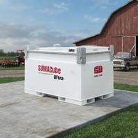 Réservoir de stockage de diesel à double paroi de 500 gallons, conteneur de carburant hors sol avec kit de pompe