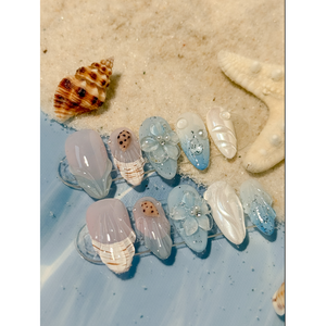 Ongles autocollants Mermaid Shore : Ajoutez une touche magique à vos doigts ! - Product Image 2
