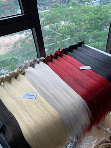 ผมต่อแบบสานสีแดงยาว30นิ้วผมคนเวียดนาม100% - Product Image 4