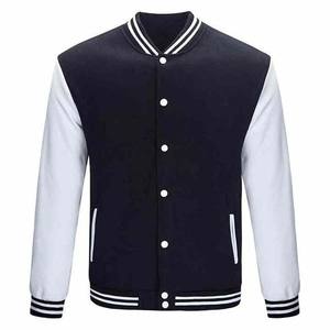 Veste de baseball de haute qualité pour hommes, veste universitaire en toile enduite, hiver, antibactérienne, broderie personnalisée - Product Image 1