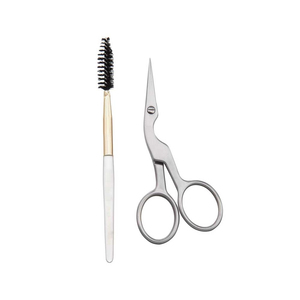 Blanc Private Label Beauté Outil Manucure Ciseaux Médical En Acier Inoxydable Sourcils Cils Argent Cils Sourcils Ciseaux - Product Image 2