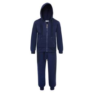 Chándal de algodón de alta calidad personalizado para hombre Sudadera con capucha suelta en blanco y pantalones de chándal Traje de sudor de peso pesado Terry francés Suelto - Product Image 1