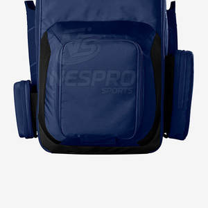 Bolsas de béisbol duraderas de alta calidad para jugadores jóvenes y adultos con logotipo de color personalizado Tela de PU - Product Image 6