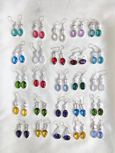 925สเตอร์ลิงชุบเงินธรรมชาติอัญมณี bahamian ออกแบบกรอบการตั้งค่าขายส่งจำนวนมากจำนวนมาก - Product Image 6