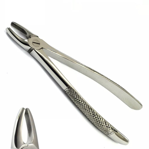 Fórceps dentados de extracción dental, fórceps de acero inoxidable, instrumentos, fabricante, Pakistán - Product Image 1