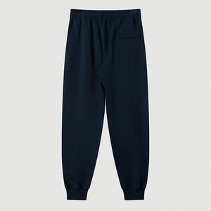 2025 nouveaux hommes décontracté 100% coton pantalons de survêtement grande taille taille élastique taille moyenne avant plat-pour courir Service OEM disponible - Product Image 1