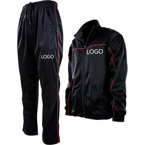 GAF Ensemble de survêtements respirants à manches longues pour hommes, vêtements d'athlétisme de haute qualité, combinaison solide deux pièces par le fabricant. - Product Image 1