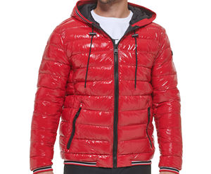 Professional manufactured Winter Quilted Puffer <b>Jacket</b> Windbreaker Padded Thick Blank Hooded Bubble Padded <b>Jacket</b> for Sale - Product Image 6