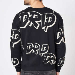 Sweat-shirt d'hiver brodé à épaules tombantes avec logo personnalisé unisexe à prix raisonnable et design personnalisé à vendre - Product Image 2