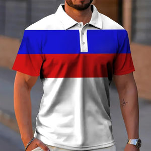 Polos, polos para hombre, unisex, camiseta de golf, logotipo personalizado, bordado, venta al por mayor, poliéster, patrón sólido, logotipo para hombre - Product Image 6