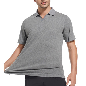Design personnalisé Logo de la plage Polos à manches courtes de haute qualité pour hommes T-shirt surdimensionné en tissu de coton tricoté Polos pour hommes - Product Image 1