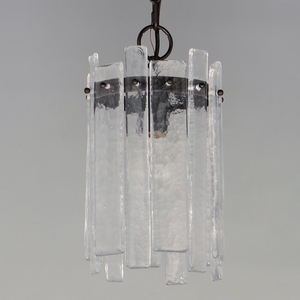 Lámpara Colgante Moderna Warren de 1 Luz de la Colección Warren de Maxim Lighting, Construcción de Acero y Vidrio, 1 Año de Garantía - Product Image 2