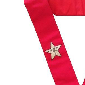 Tablier et col du maître écossais de St Andrews brodé à la main de haute qualité sur mesure Design maçonnique col écossais - Product Image 6